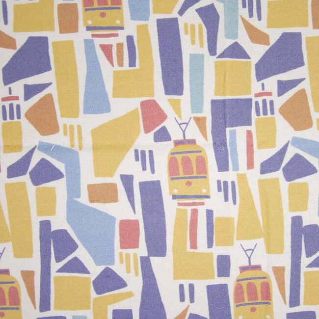 Canvas slim - tram mosaic