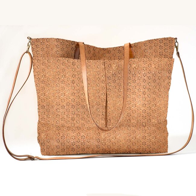 Kurk  gold - geo flowers 50 x 70cm