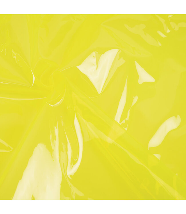 pvc translucent - neon lemon