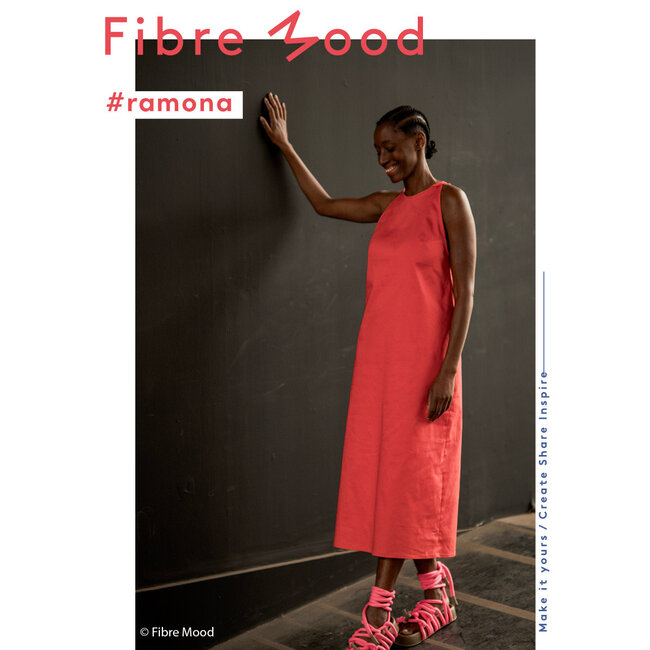 Ramona - denim look red