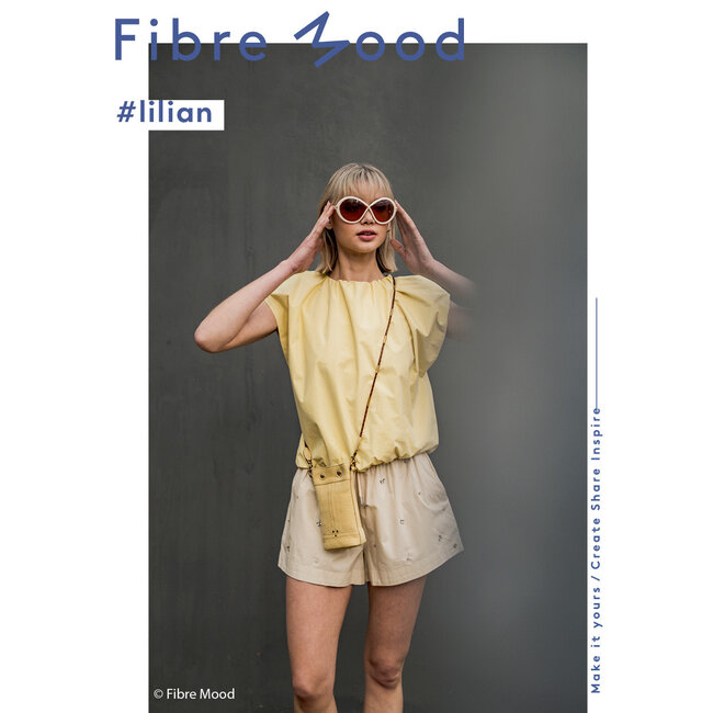 Stone washed poplin - custard