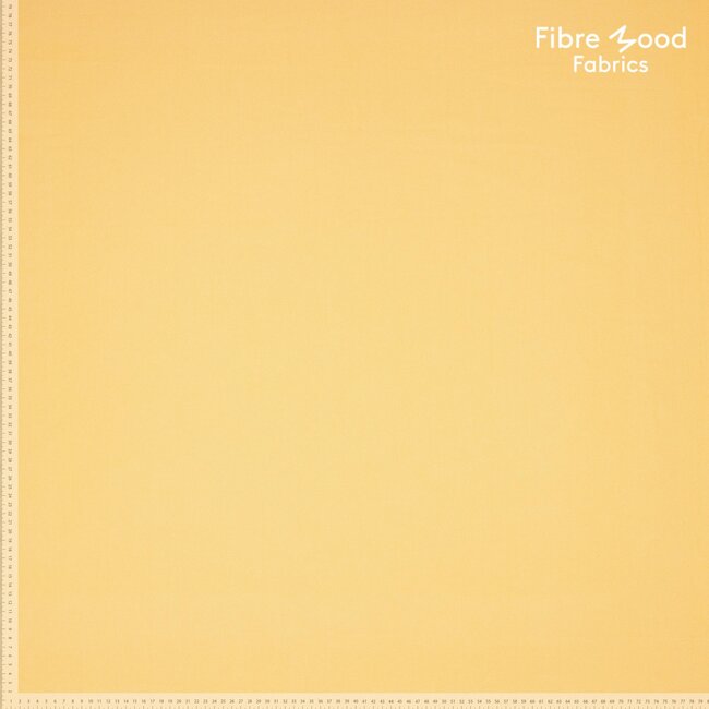 Stone washed poplin - custard