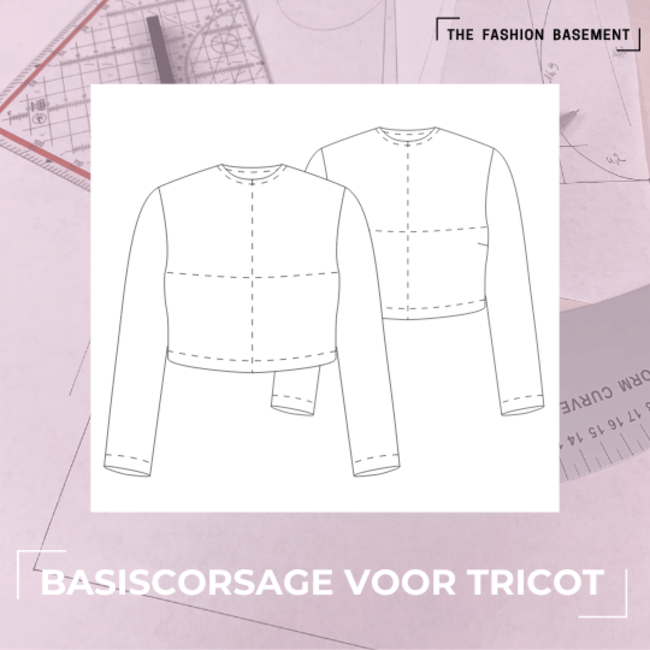 The Fashion Basement - Basiscorsage voor tricot