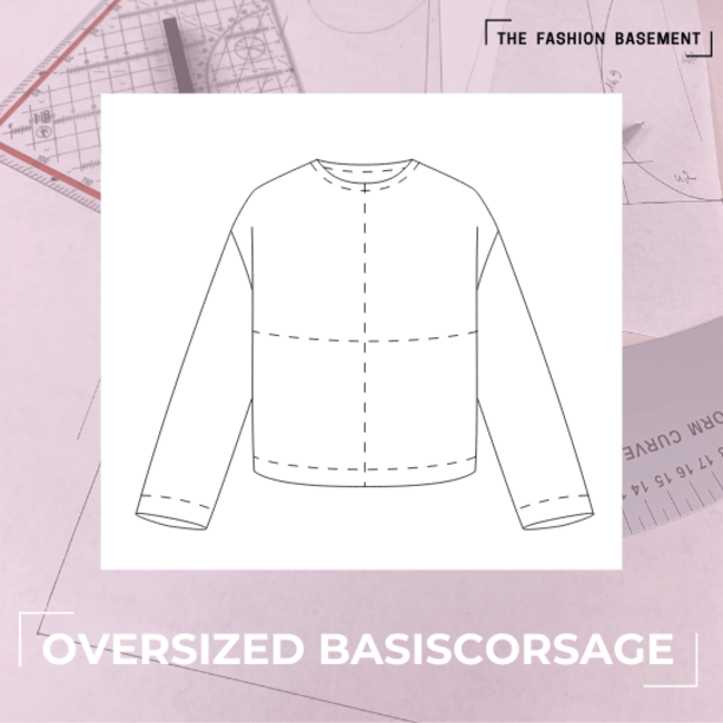 The Fashion Basement - Oversized Basiscorsage