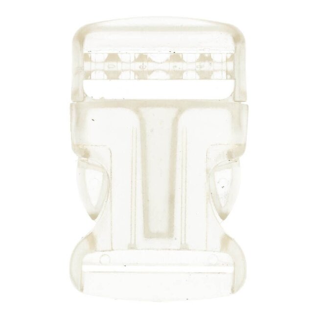 Klikgesp transparant - 30 mm