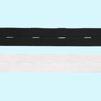Prym Knoopsgaten elastiek 20 mm - 1m -