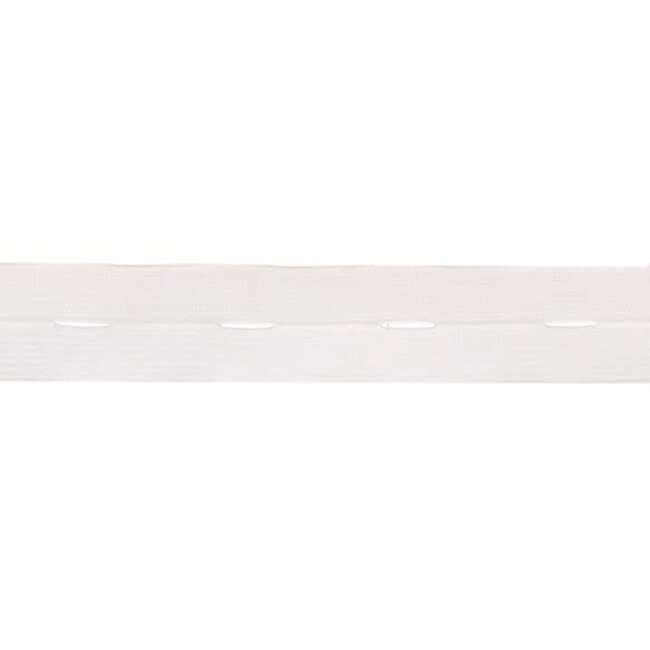 Knoopsgaten elastiek 20 mm - 1m -