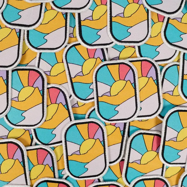 Iron on patch - explore