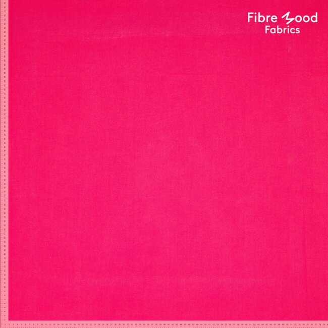 Stone washed poplin - red