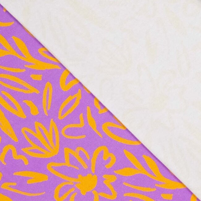 Moos purple flower - canvas