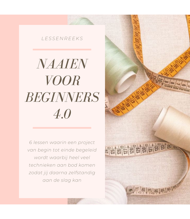 Naaien voor beginners 4.0 - DO AVOND (nov - dec 2024)