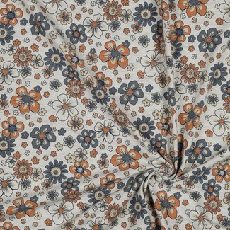 Melange flowers - tricot