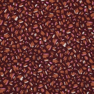 Radiance stripes - wine red