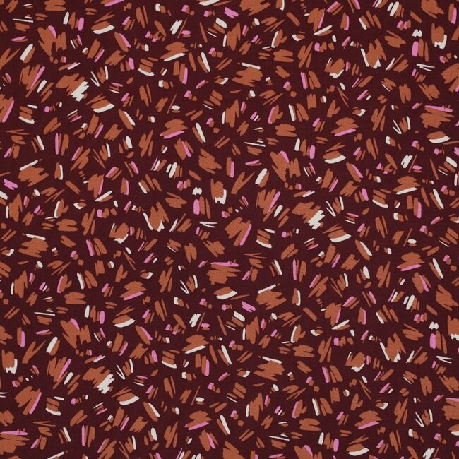 Radiance stripes - wine red