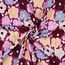 Jogging flowers - fuchsia