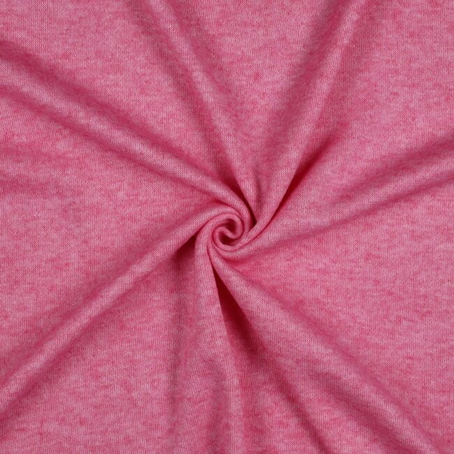 Knitted melange - pink