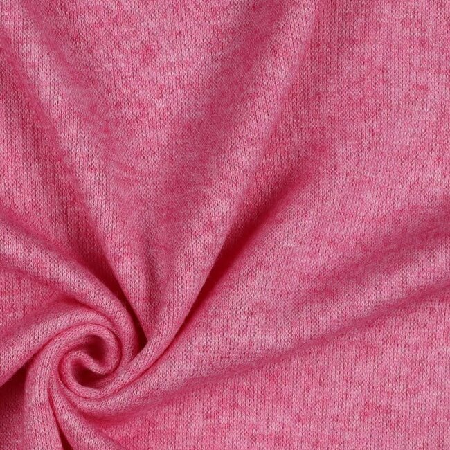 Knitted melange - pink