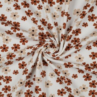 Poppy Flowers - wafeltricot