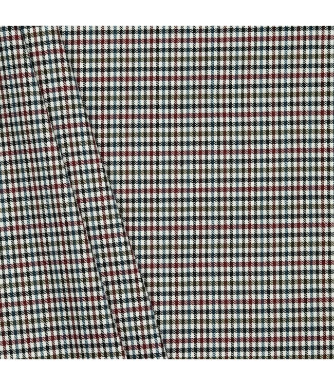 Tartan check - white petrol