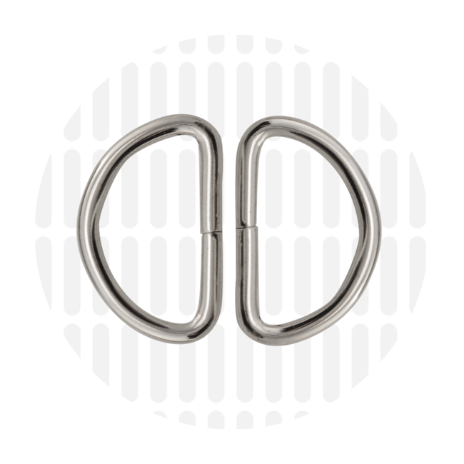 D-ring zilver