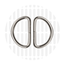 D-ring zilver