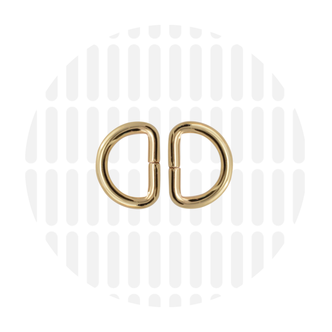 D-ring goud