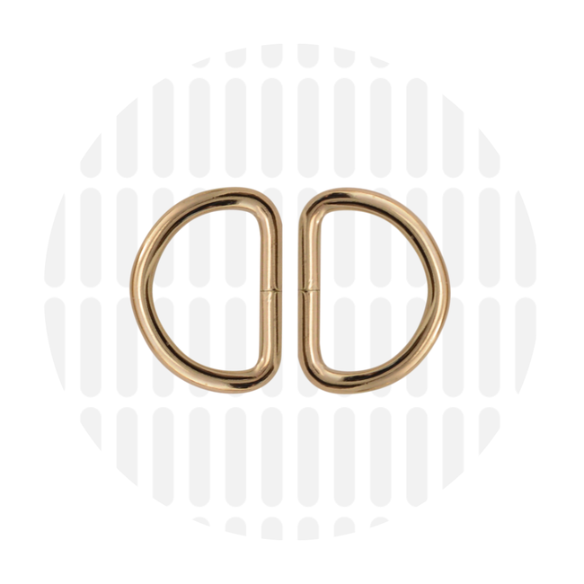 D-ring goud