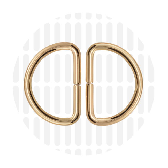 D-ring goud