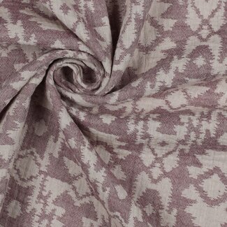 Aztec - double gauze jacquard