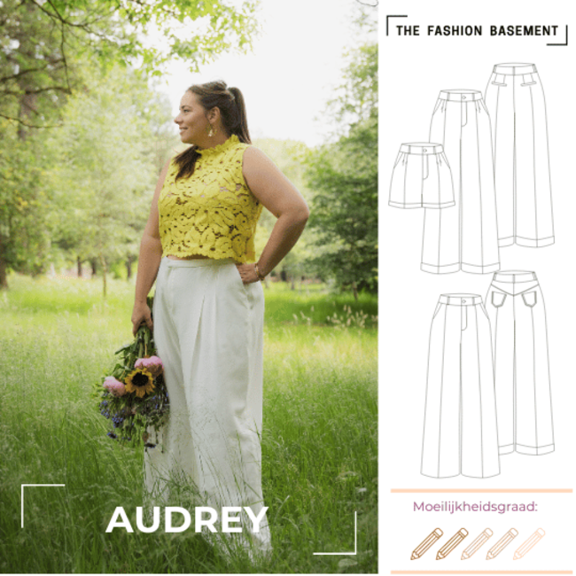 The Fashion Basement - Modelpatroon Audrey broek
