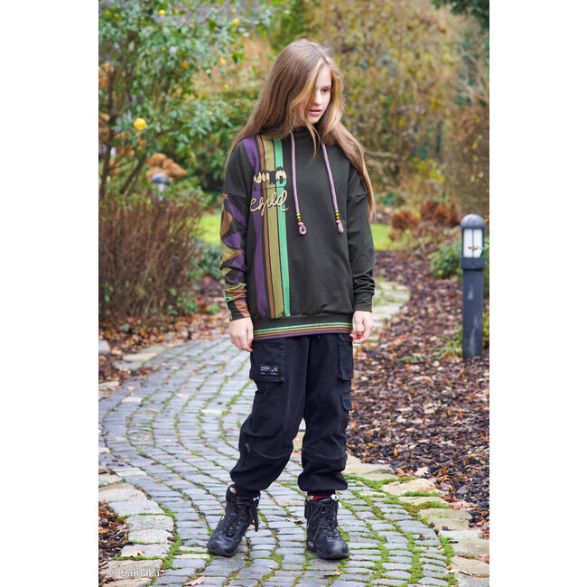 Wild child - sweater paneel 80cm