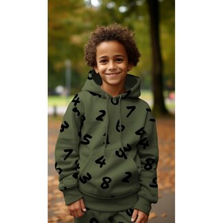 Numbers army green - jogging