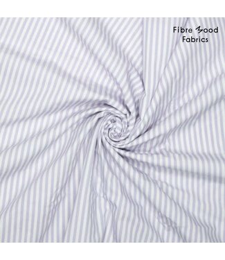 Fibremood Stripes - poplin stone washed