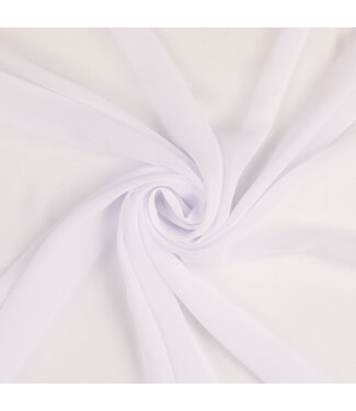 Chiffon voile - wit