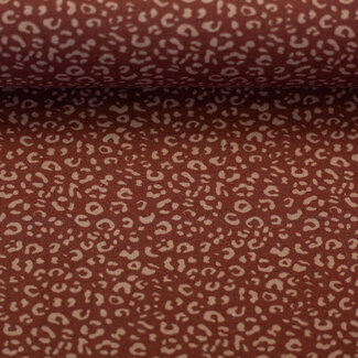 Tiny leopard tricot - caramel