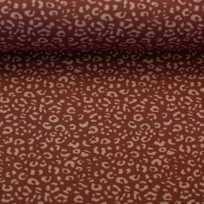 Tiny leopard tricot - caramel
