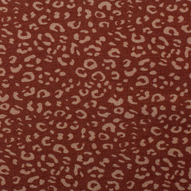 Tiny leopard tricot - caramel
