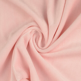 Nicky velours - zacht roze