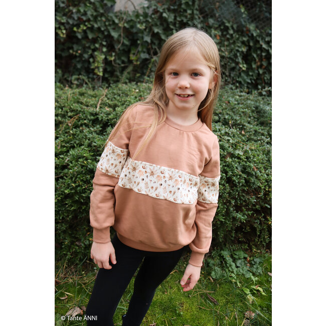 Nanni boordstof - light camel