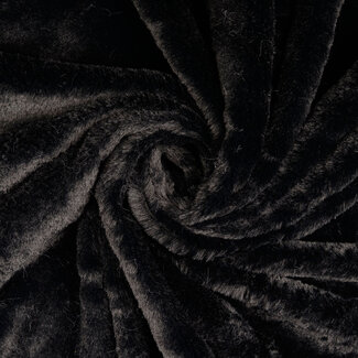 Faux fur - zwart