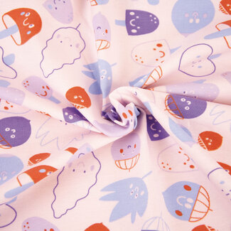 Katia Fabrics Disco mushroom - jersey