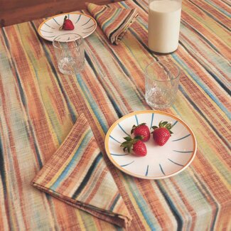 Katia Fabrics Canvas - aquarelle stripes