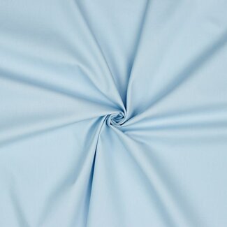 Katoen - babyblauw