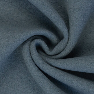 Naomi gekookte wol - koel blauw