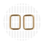 Passant goud (15 - 38 mm)