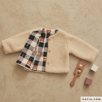Katia Fabrics Country vichy bear - poplin