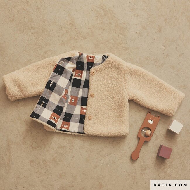 Country vichy bear - poplin