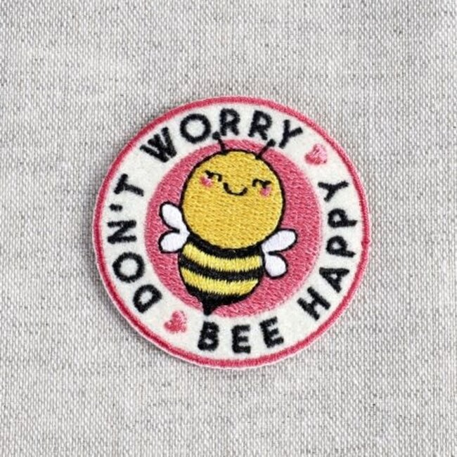 Strijkapplicatie - bee happy