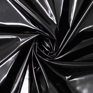Shiny leather - zwart