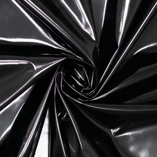 Shiny leather - zwart